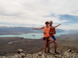 Prosinec v okolí Lake Tekapo